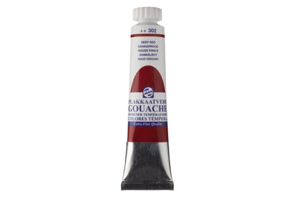 GOUACHE ΤΕΜΠΕΡΑ 20ML 302 DEEP RED ROYAL TALENS