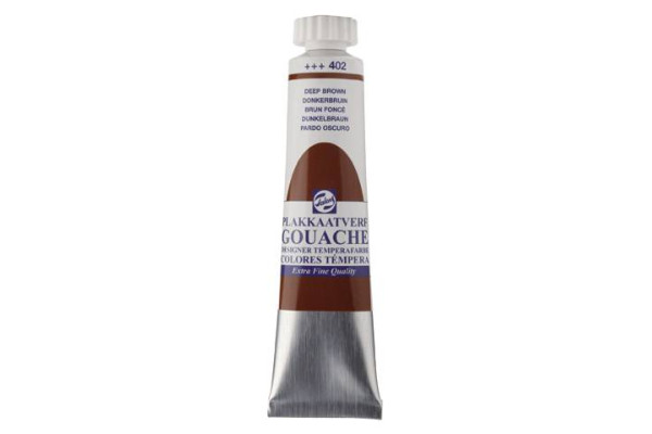 GOUACHE ΤΕΜΠΕΡΑ 20ML 402 DEEP BROWN ROYAL TALENS
