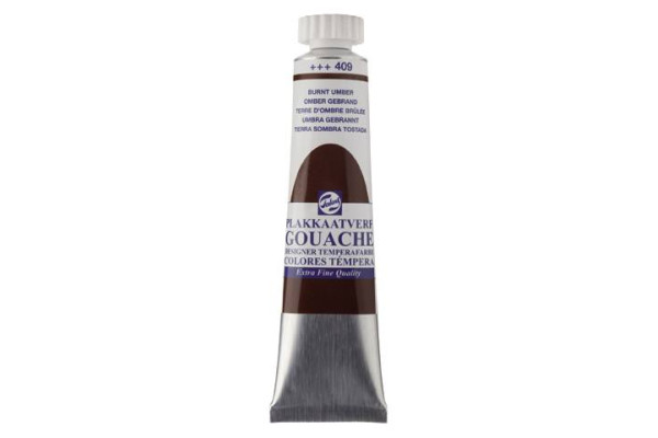 GOUACHE ΤΕΜΠΕΡΑ 20ML 409 BURNT UMBER ROYAL TALENS