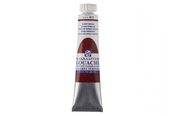 GOUACHE ΤΕΜΠΕΡΑ 20ML 411 BURNT SIENNA ROYAL TALENS