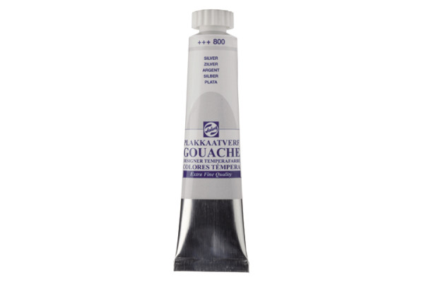 GOUACHE ΤΕΜΠΕΡΑ 20ML 800 SILVER ROYAL TALENS