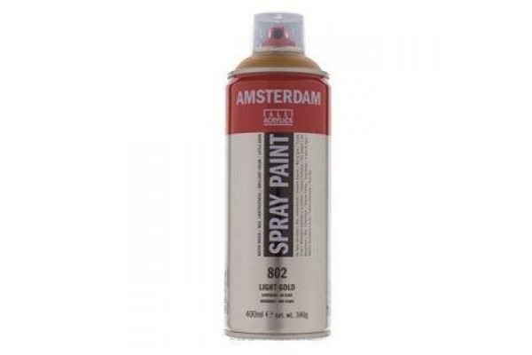 ΣΠΡΕΪ ΑΚΡΥΛΙΚΟ AMSTERDAM 400ml 802 Light Gold