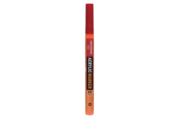 ΜΑΡΚΑΔΟΡΟΣ ΑΚΡΥΛΙΚΟΣ AMSTERDAM 1-2mm 257 Reflex Orange