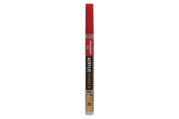 ΜΑΡΚΑΔΟΡΟΣ ΑΚΡΥΛΙΚΟΣ AMSTERDAM 1-2mm 802 Light Gold