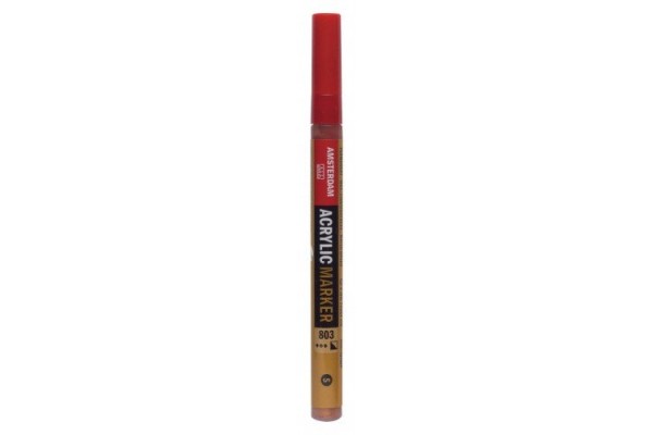ΜΑΡΚΑΔΟΡΟΣ ΑΚΡΥΛΙΚΟΣ AMSTERDAM 1-2mm 803 Deep Gold