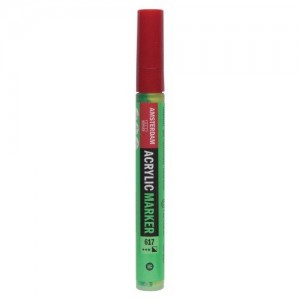 ΜΑΡΚΑΔΟΡΟΣ ΑΚΡΥΛΙΚΟΣ AMSTERDAM M 3-4mm 617 Yellow Green