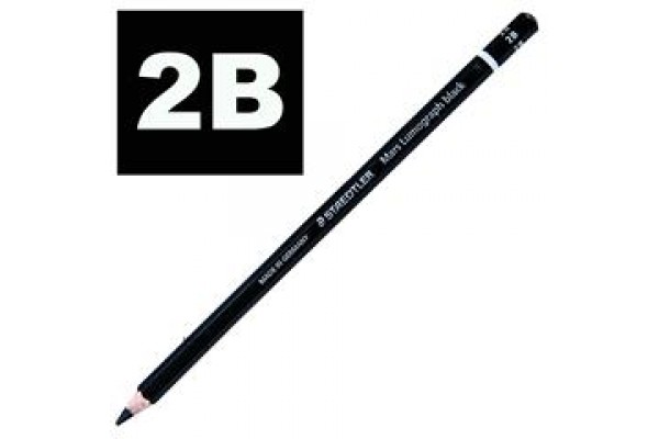 ΜΟΛΥΒΙ ΣΧΕΔΙΟΥ LUMOGRAPH BLACK PENCIL 100B-2B STAEDTLER