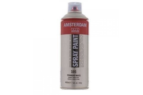ΣΠΡΕΪ ΑΚΡΥΛΙΚΟ AMSTERDAM 400ML 105 Titanium White