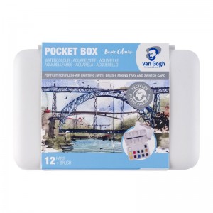 WATERCOLOUR  POCKET BOX VAN GOGH ΣΕ ΠΑΣΤΙΛΙΕΣ 12 ΤΕΜ Basic