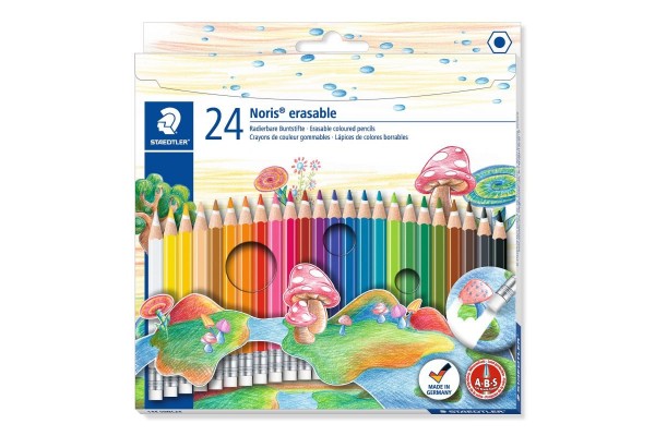 ΣΕΤ ΞΥΛΟΜΠΟΓΙΑΣ ΜΕ ΓΟΜΑ NORIS CLUB  144 50NC24 STAEDTLER 24ΤΕΜ