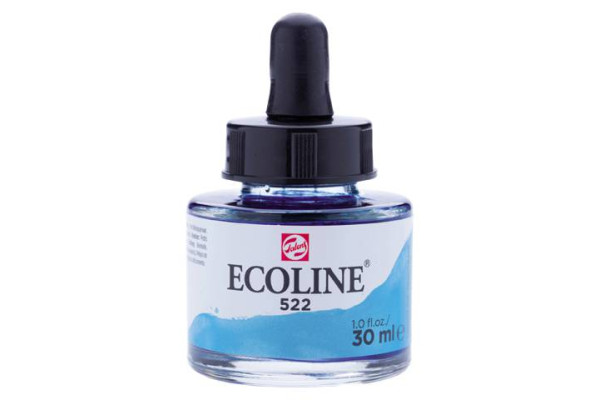 ECOLINE ROYAL TALENS 30ML 522 TURQUOISE BLUE