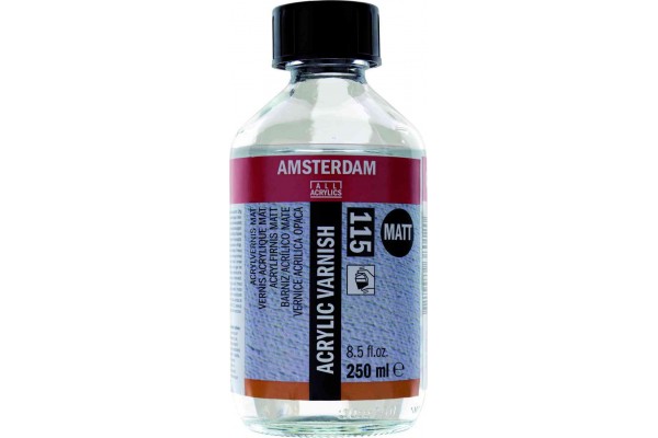 ΒΕΡΝΙΚΙ ΑΚΡΥΛΙΚΩΝ  250ml 115 MAT  AMSTERDAM