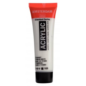 ΑΚΡΥΛΙΚΟ AMSTERDAM 20ml 105 Titanium White