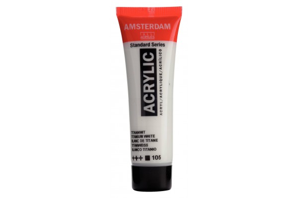 ΑΚΡΥΛΙΚΟ AMSTERDAM 20ml 105 Titanium White