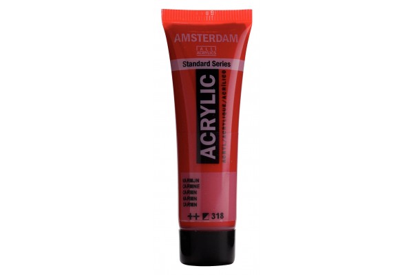 ΑΚΡΥΛΙΚΟ AMSTERDAM 20ml 318 Carmine