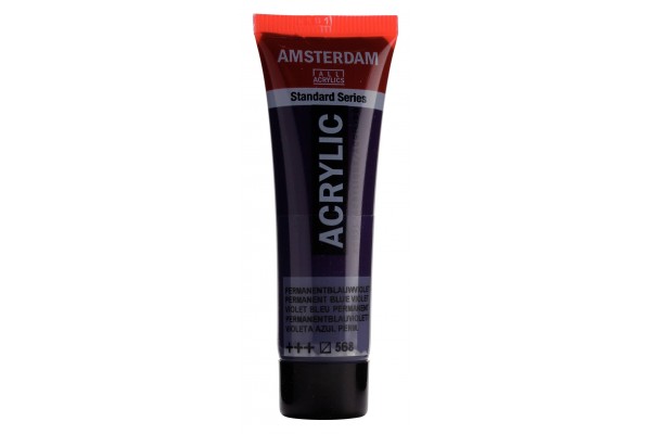ΑΚΡΥΛΙΚΟ AMSTERDAM 20ml 568 Perm.Blue Violet