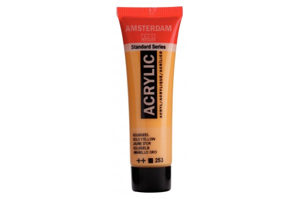 ΑΚΡΥΛΙΚΟ AMSTERDAM 20ml 253 Gold Yellow
