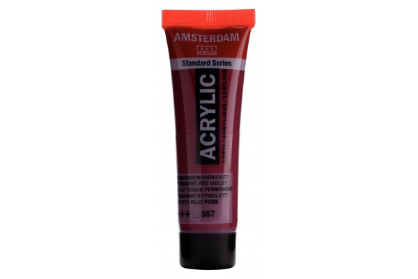 ΑΚΡΥΛΙΚΟ AMSTERDAM 20ml 567 Perm. Red Violet