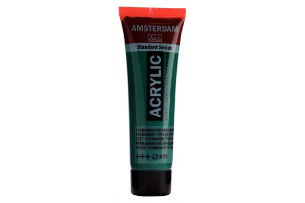 ΑΚΡΥΛΙΚΟ AMSTERDAM 20ml 619 Permanent Green Deep