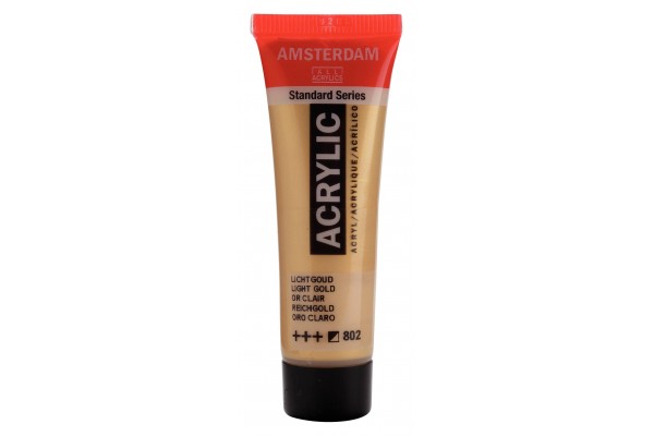 ΑΚΡΥΛΙΚΟ AMSTERDAM 20ml 802 Light Gold