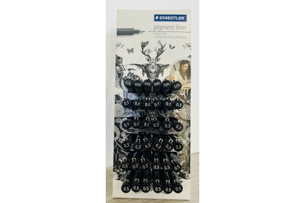 ΒΙΤΡΙΝΑ ΡΑΠΙΔΟΓΡΑΦΟΙ ΜΙΑΣ ΧΡΗΣΗΣ 36TEM STAEDTLER ΜΑΥΡΟ 308-CA36-2