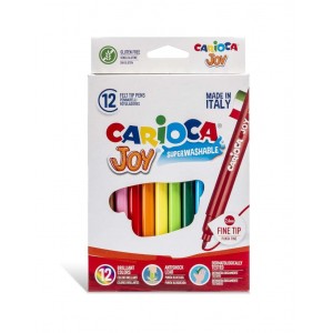 ΜΑΡΚΑΔΟΡΟΣ ΖΩΓΡΑΦΙΚΗΣ CARIOCA JOY 12ΧΡΩΜ. SUPER WASHABLE ΛΕΠΤΗ ΜΥΤΗ 2,6MM ΜΑΡΚΑΔΟΡΟΣ ΖΩΓΡΑΦΙΚΗΣ CARIOCA JOY 12ΧΡΩΜ. SUPER WASHABLE ΛΕΠΤΗ ΜΥΤΗ 2,6MM