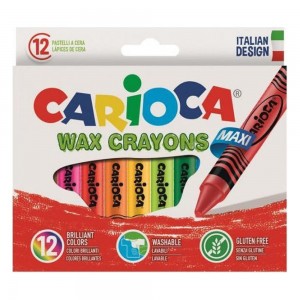 ΚΗΡΟΜΠΟΓΙΕΣ CARIOCA BRILLIANT JUMBO 12TEM ΚΗΡΟΜΠΟΓΙΕΣ CARIOCA BRILLIANT JUMBO 12TEM