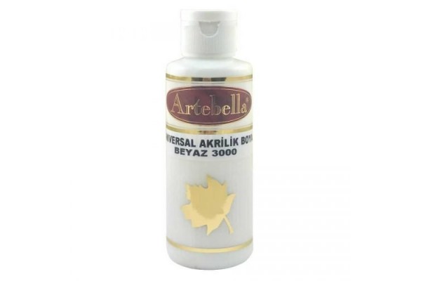 ΑΚΡΥΛΙΚΟ  No 3000  ΛΕΥΚΟ 130CC  ARTEBELLA