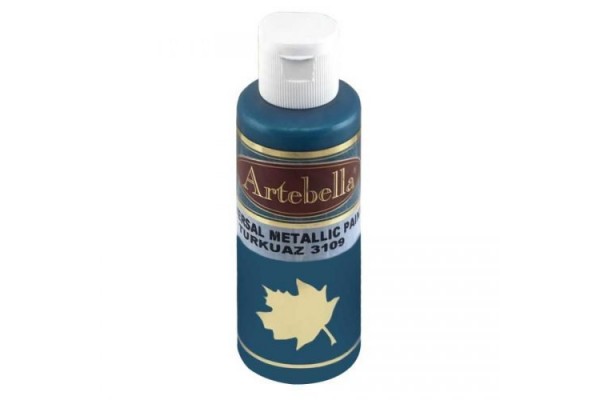 ΑΚΡΥΛΙΚΟ ΜΕΤΑΛΛΙΚΟ No 3109 ΤΙΡΚΟΥΑΖ 130CC  ARTEBELLA