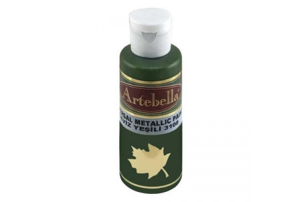 ΑΚΡΥΛΙΚΟ ΜΕΤΑΛΛΙΚΟ No 3108 ΠΡΑΣΙΝΟ 130CC ARTEBELLA