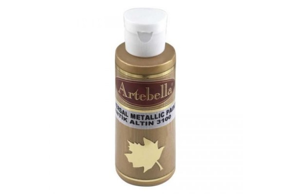 ΑΚΡΥΛΙΚΟ ΜΕΤΑΛΛΙΚΟ No 3100 ΑΝΤΙΚ ΧΡΥΣΟ 130CC  ARTEBELLA