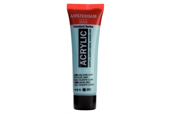 ΑΚΡΥΛΙΚΟ AMSTERDAM 20 ML 551 Sky blue L  ΑΚΡΥΛΙΚΟ AMSTERDAM 20 ML 551 Sky blue L