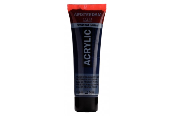 ΑΚΡΥΛΙΚΟ AMSTERDAM 20 ML 566 Prussian blue  ΑΚΡΥΛΙΚΟ AMSTERDAM 20 ML 566 Prussian blue