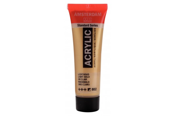 ΑΚΡΥΛΙΚΟ AMSTERDAM 20 ML 802 Light gold  ΑΚΡΥΛΙΚΟ AMSTERDAM 20 ML 802 Light gold