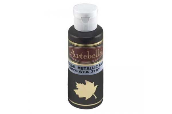 ΑΚΡΥΛΙΚΟ ΜΕΤΑΛΛΙΚΟ No 3107 ΣΟΚΟΛΑΤΙ 130CC ARTEBELLA