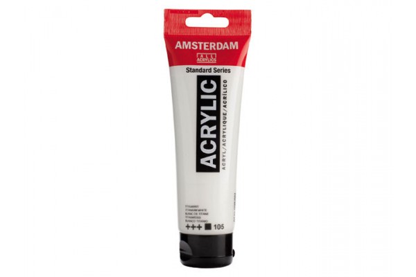 ΑΚΡΥΛΙΚΟ AMSTERDAM 120ML No 105 TITANIUM WHITE