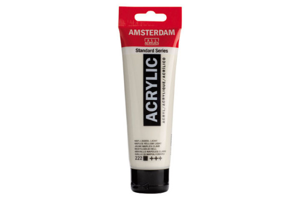 ΑΚΡΥΛΙΚΟ AMSTERDAM 120ML No 222 NAPLES YLW LT.