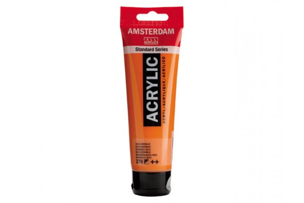 ΑΚΡΥΛΙΚΟ AMSTERDAM 120ML No 276 AZO ORANGE