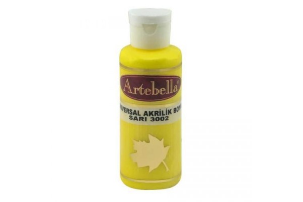 ΑΚΡΥΛΙΚΟ No 3002  ΚΙΤΡΙΝΟ 130CC  ARTEBELLA