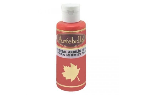 ΑΚΡΥΛΙΚΟ No 3042 ΚΟΚΚΙΝΟ ΕΝΤΟΝΟ 130CC ARTEBELLA
