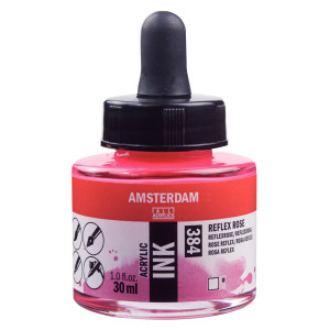 ΜΕΛΑΝΙ INK AMSTERDAM 384 30ML REFLEX RED