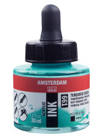 ΜΕΛΑΝΙ INK AMSTERDAM 661 30ML TURQ.GREEN