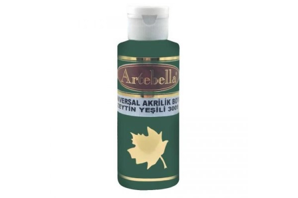 ΑΚΡΥΛΙΚΟ No 3009  ΠΡΑΣΙΝΟ ΕΛΙΑΣ 130CC  ARTEBELLA