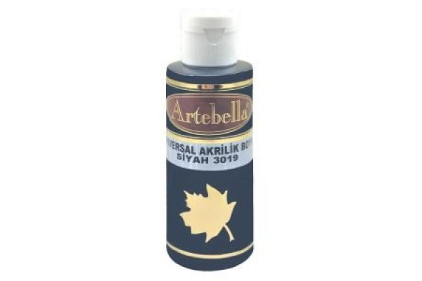 ΑΚΡΥΛΙΚΟ No 3019  ΜΑΥΡΟ 130CC  ARTEBELLA