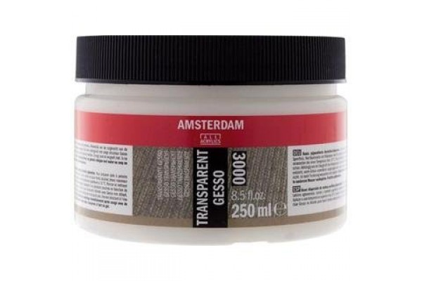 AMSTERDAM GESSO TRANSPARENT 3000  250ml