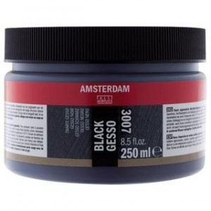 AMSTERDAM GESSO BLACK 3007 250ml