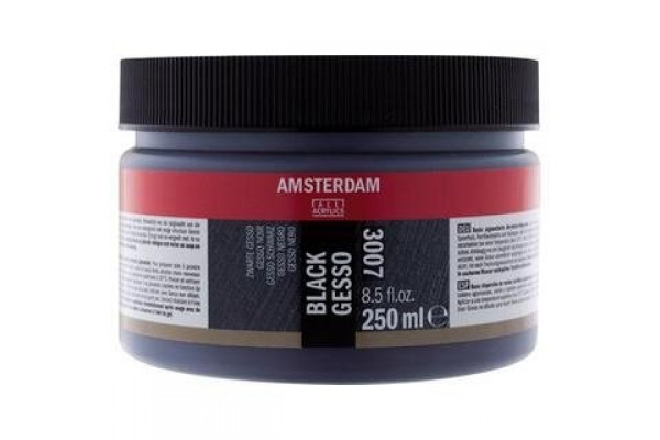 AMSTERDAM GESSO BLACK 3007 250ml