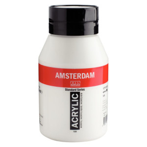 ΑΚΡΥΛΙΚΟ AMSTERDAM 1LTR. No 105 TITANIUM WHITE