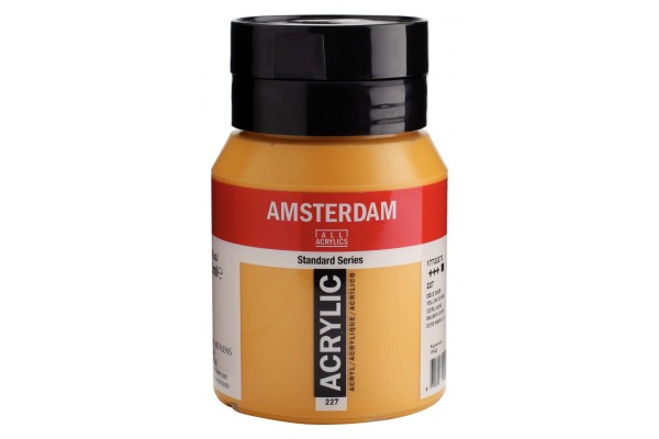 ΑΚΡΥΛΙΚΟ AMSTERDAM 500ML No 227 YELLOW OCHRE