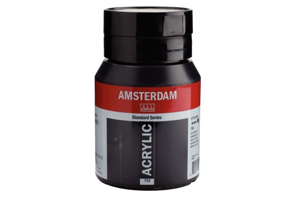ΑΚΡΥΛΙΚΟ AMSTERDAM 500ML No 735 OXYDE BLACK